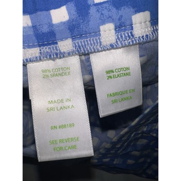 Lilly Pulitzer Ocean View Shorts Size XS Bennet Blue Feeling Beachy Summer 25314 - Picture 8 of 12